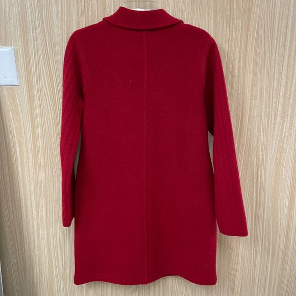 Liz Claiborne Wool Duster Cardigan Size Medium - Picture 3 of 5